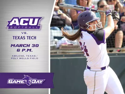 Texas Tech visits ACU Softball Wednesday night Image