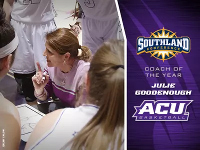 Julie Goodenough: Southland Conference Coach of the Year Image