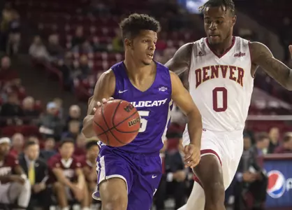 The University of Denver Pioneers hosted the Abilene Christian University Wildcats Thursday, November 15, 2018 for a basketball game at Magness Arena in Denver, Colorado. Photo by Mark Reis