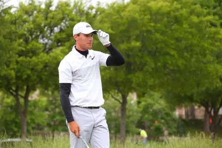 McKinney, TX - APRIL 25: Southland Conference men's golf conference championship at Stonebridge Country Club Dye course in McKinney on April 25, 2018 in McKinney, Texas. (Photo by Rick Yeatts)