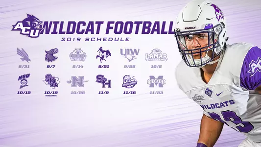 2019 Schedule Graphic
