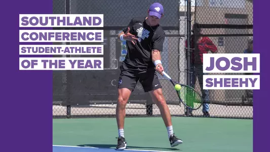 Josh Sheehy wins Southland's Student-Athlete of the Year Award Image