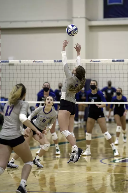 Madison Rohre in action against AMCC