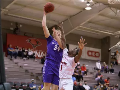 Kolton Kohl puts up a shot against UIW