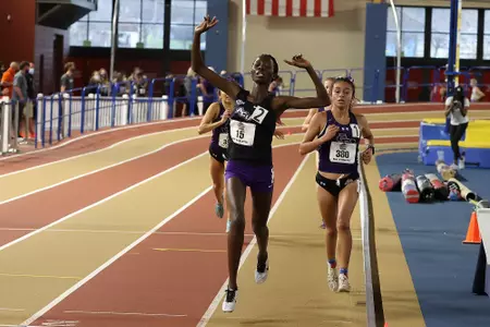 Irene Rono competes at the 2021 Southland Conference Indoor Track & Field Championships