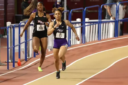 Taylor Tolen at the Southland Conference Indoor Track & Field Championships