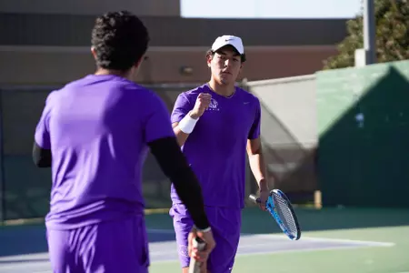 Joaquin Delgao (facing) and Oswaldo Cano