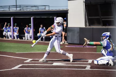 Shaylee Alani at bat against AMCC