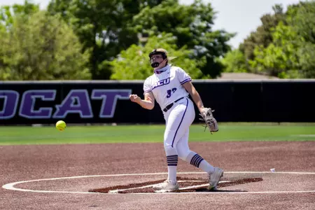 Sam Bradley pitches against AMCC