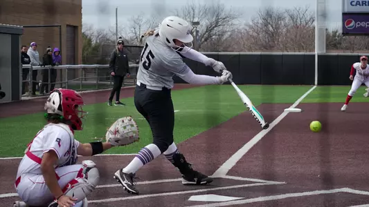 Riley White at bat against UIW