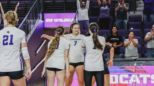 Hannah Celebrating Kill Against Seattle U