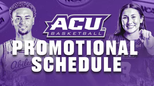 Basketball Promotional Schedule Release Graphic