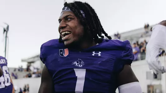 Will Shaffer celebrates an ACU victory