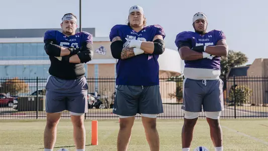 Jacob Thielen Tay Yanta Alan Hatten stand together