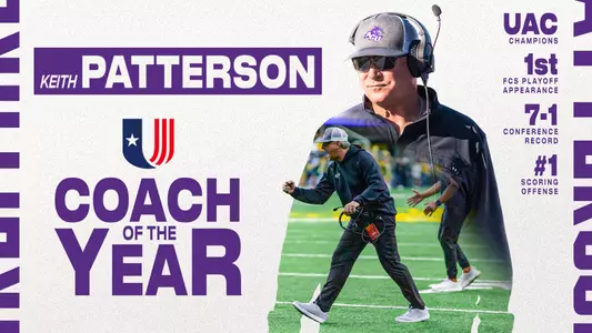 Keith Patterson UAC 2024 Coach of the Year