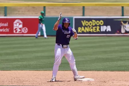 DJ extra base hit celebration