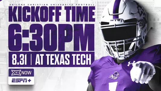 Texas Tech Kick-Off Time