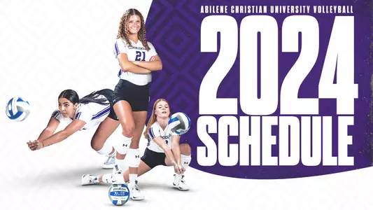 2024 Volleyball Schedule Release Graphic