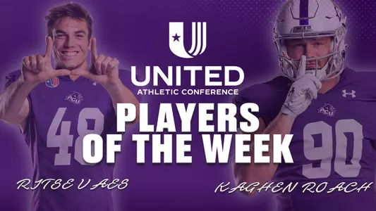 Vaes, Roach UAC Players of the Week