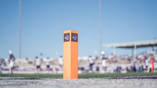 Generic ACU Football Pylon Shallow Focus