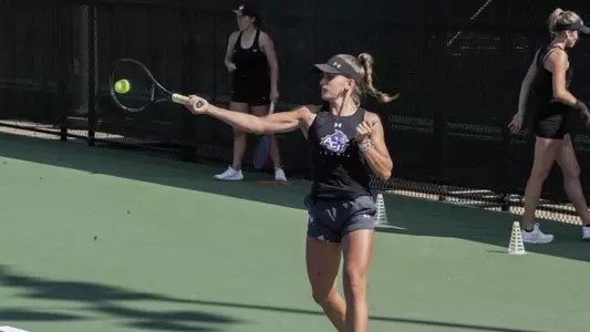 ACU women's tennis practice Sept 11 2024