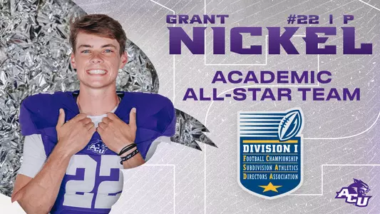 Grant Nickel FCS ADA Academic Super Team