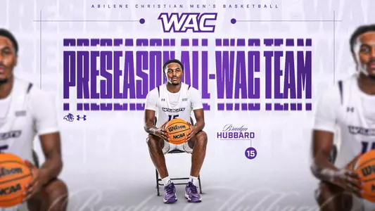 Bradyn Hubbard All-WAC Preseason graphic