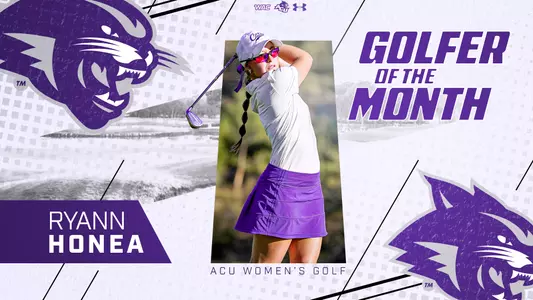 Ryann Honea Golfer of the Month Graphic
