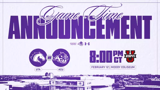 ACU MBB vs UTA on ESPNU graphic