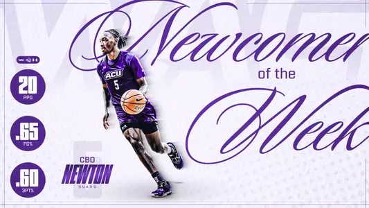 Cbo Newton WAC Newcomer of the Week graphic 12 22 2025