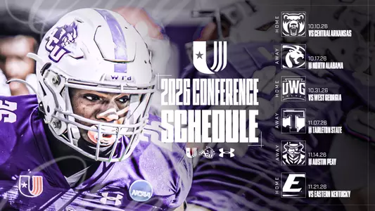 UAC 2026 football conference schedule graphic