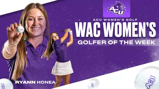 Ryann Honea was named the Jersey Mike’s A Sub Above Western Athletic Conference Women’s Golfer of the Week on Feb. 13.