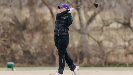 Sydney Williams takes a swing at the West Texas Classic at Abilene Country Club on March 3-4, 2025.
