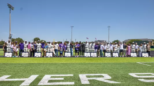 ACU baseball Senior Day group picture on May 10, 2025