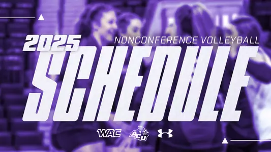 Volleyball 2025 Nonconference Schedule Release Graphic