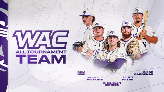 baseball wac all tournament 2025 graphic