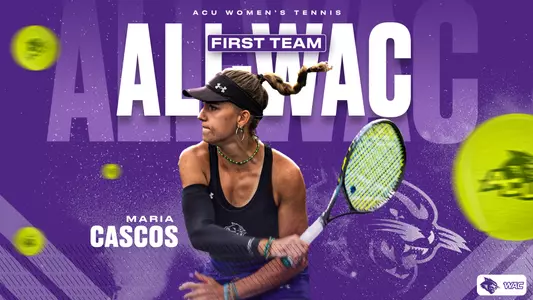 Maria Cascos All-WAC First Team graphic