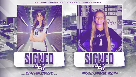 Welch and Siedenburg Signing Graphic