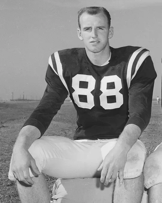 ACU football player Leon Morgan in 1957