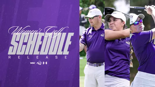 Women's Golf 2025-26 Schedule Release Graphic