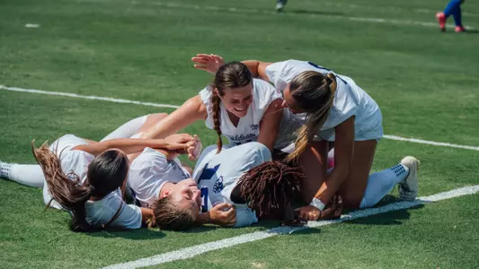 ACU celebrating against Houston Christian