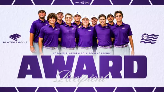 Men's Golf 2024-25 Team Academic Award Graphic