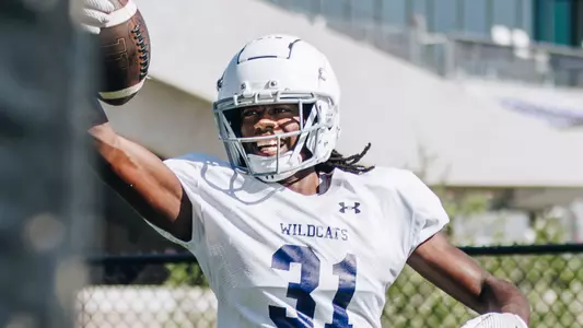 Christian Oku in a practice on August 6, 2025