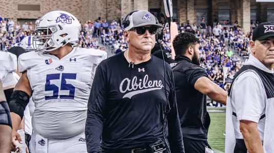 Keith Patterson on the sideline at TCU on Sept. 13, 2025