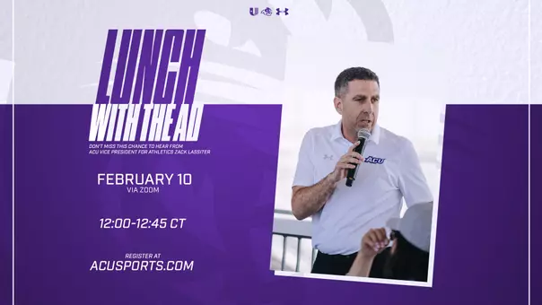 Lunch with the AD February 10, 2026 graphic