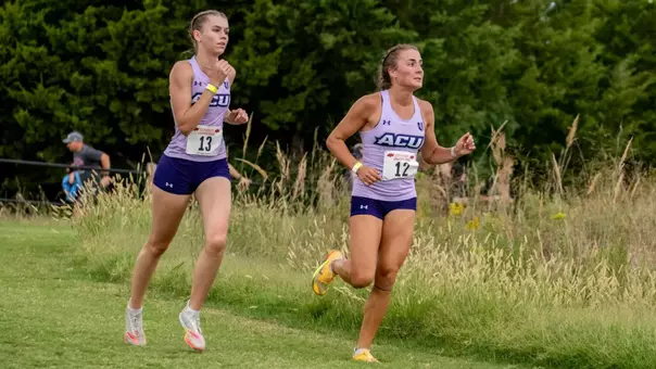 ACU women's cross country runners compete at the Cowboy Jamboree in Stillwater, Okla.