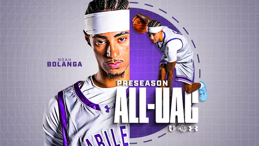 Noah Bolanga Preseason All-UAC graphic