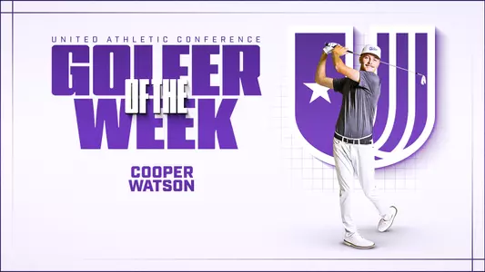 Cooper Watson UAC Men's Golfer of the Week 10/8 Graphic