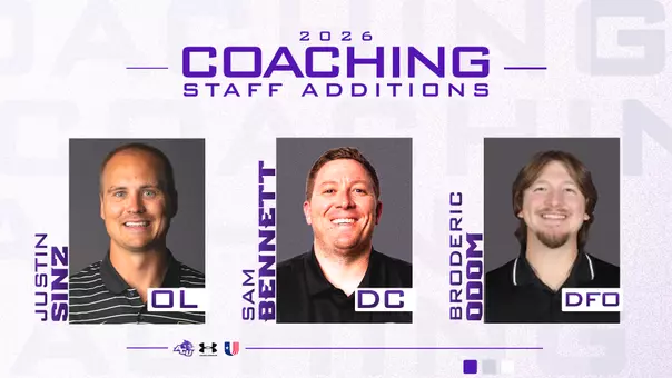 2026 football coaching additions graphic