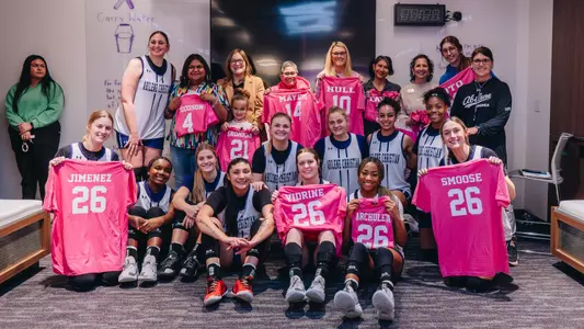 ACU WBB Pink Jersey Swap